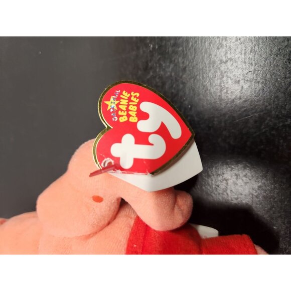 Muscle Man Patrick Star Ty Beanie Baby Plush Toy 6" SpongeBob Collectors Item - Picture 5 of 10